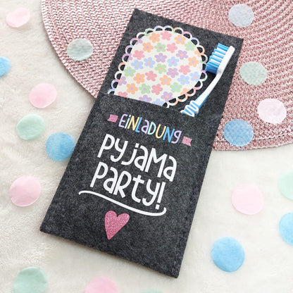 Plotterdatei Pyjama Party