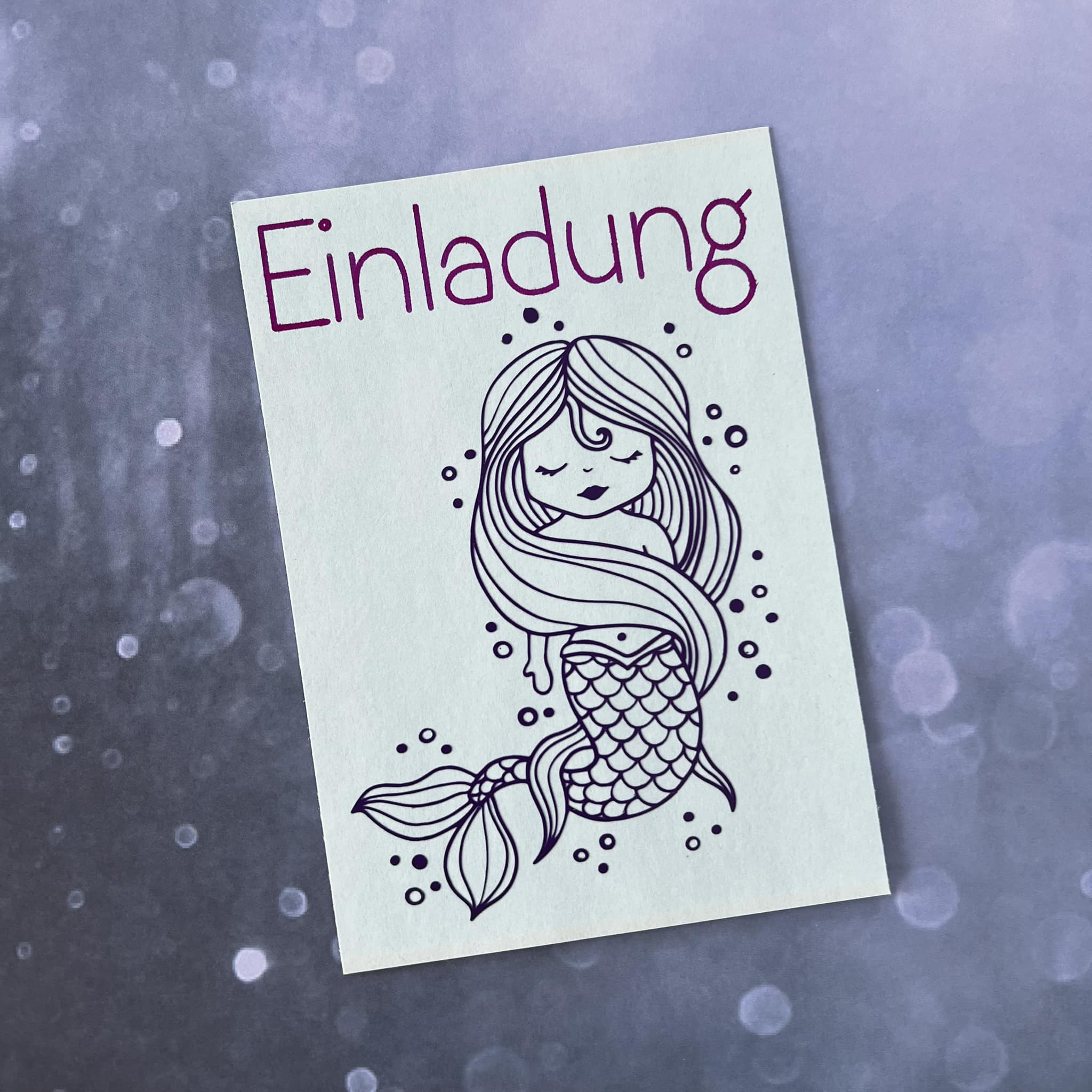 Plotterdatei Little Mermaid