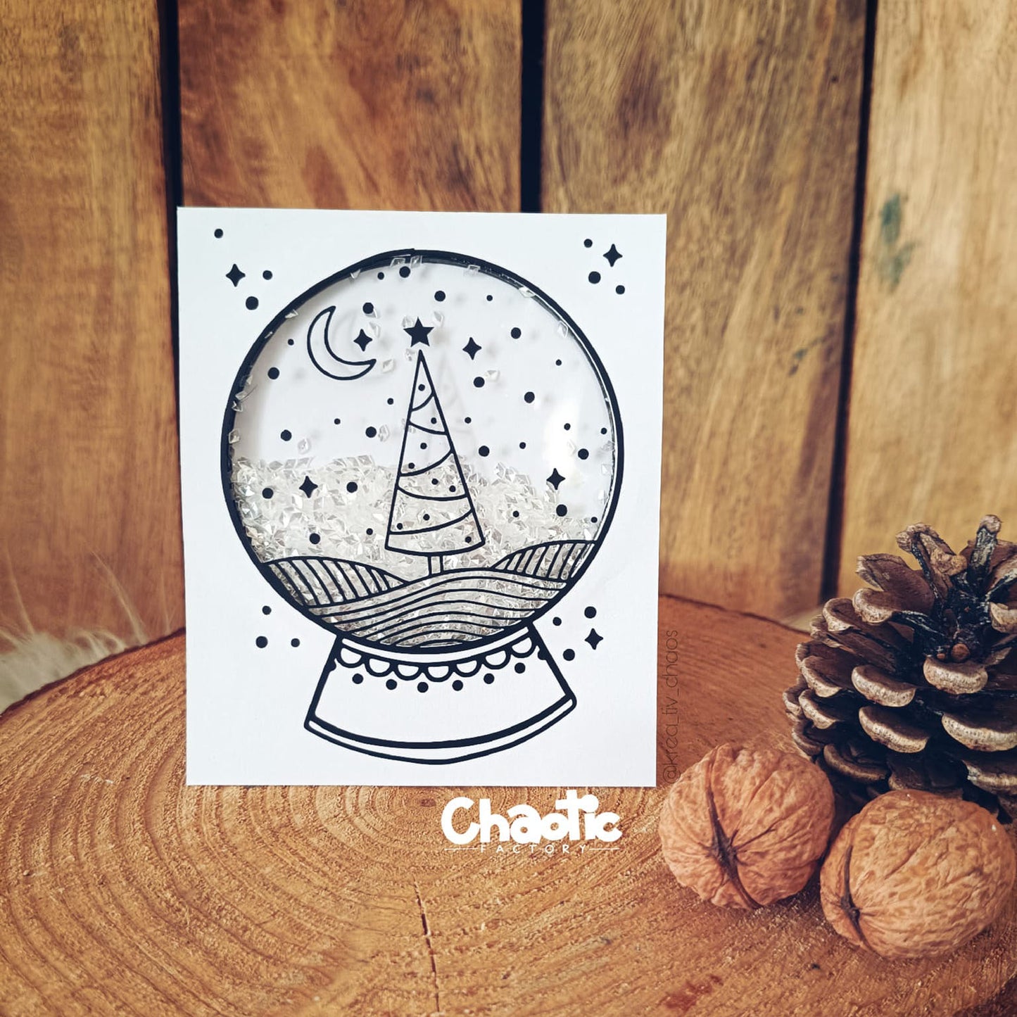 Plotterdatei Schneekugel