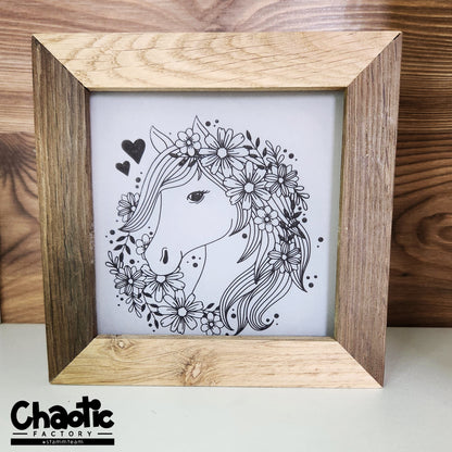 Plotterdatei Ella Einhorn & Penelope Pony
