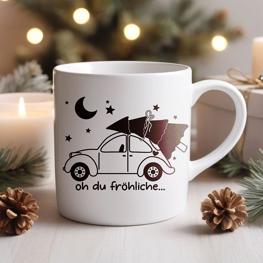 Plotterdatei Oh Du Fröhliche!