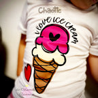 Plotterdatei I Love Ice Cream