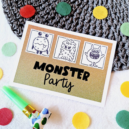 Plotterdatei Monsterparty