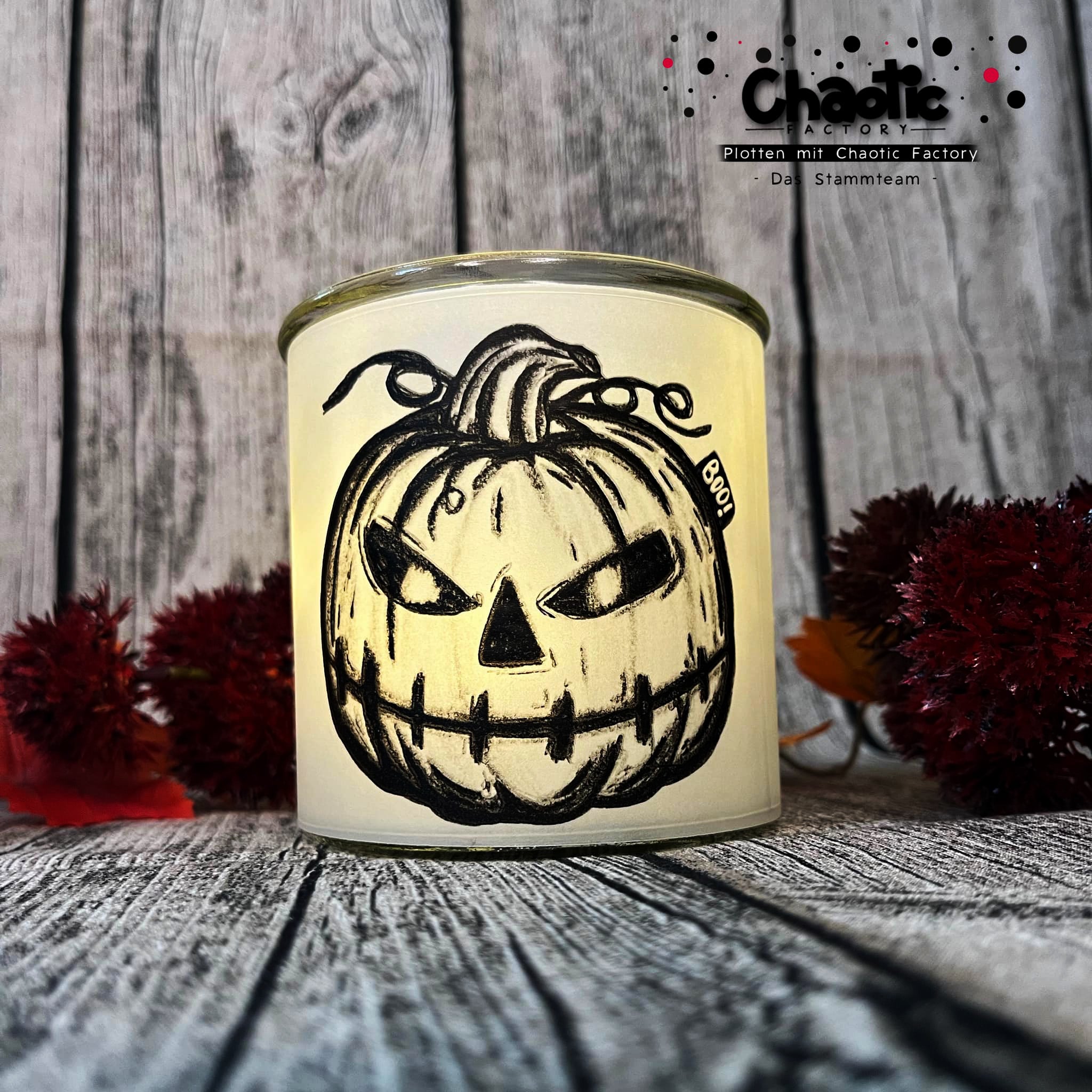 Plotterdatei Scary Pumpkin
