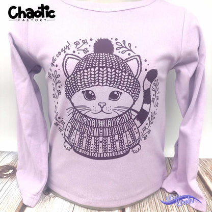 Plotterdatei Cozy Kitty