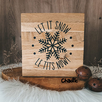 Plotterdatei Let It Snow!