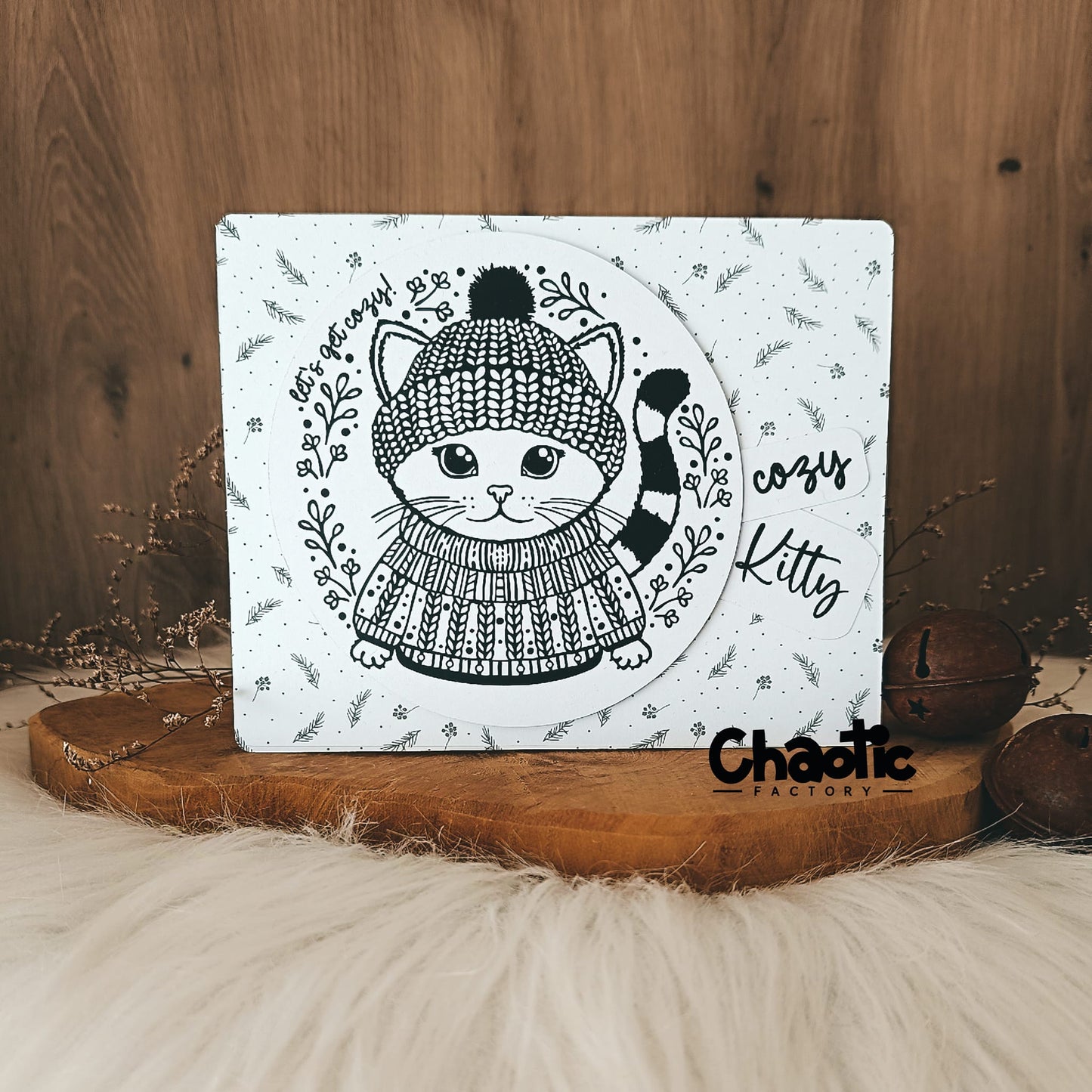 Plotterdatei Cozy Kitty
