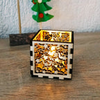 Lasercut Sternenlicht
