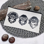 Plotterdatei Three Monkeys