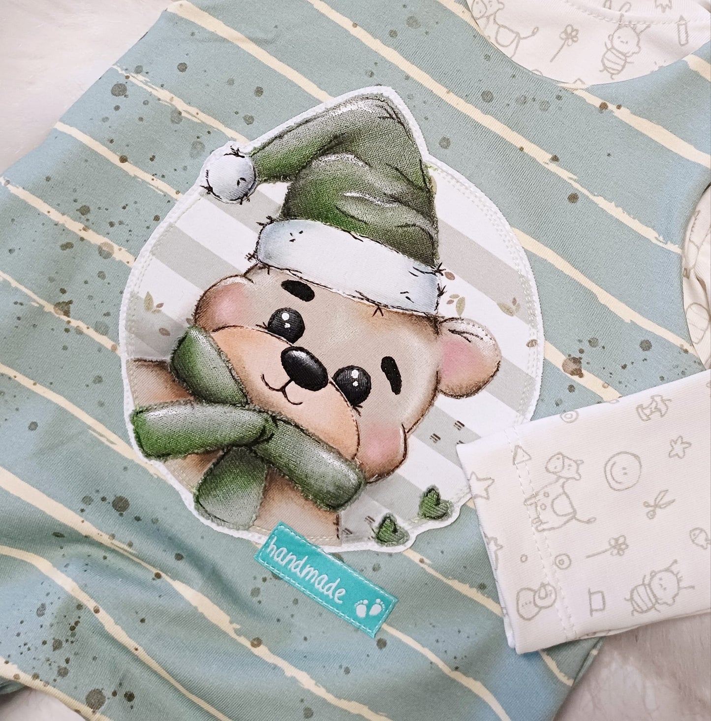 Applikationsvorlage Weihnachtsbärchen