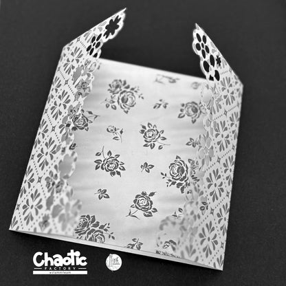 Plotterdatei Blumenkarte + Umschlag
