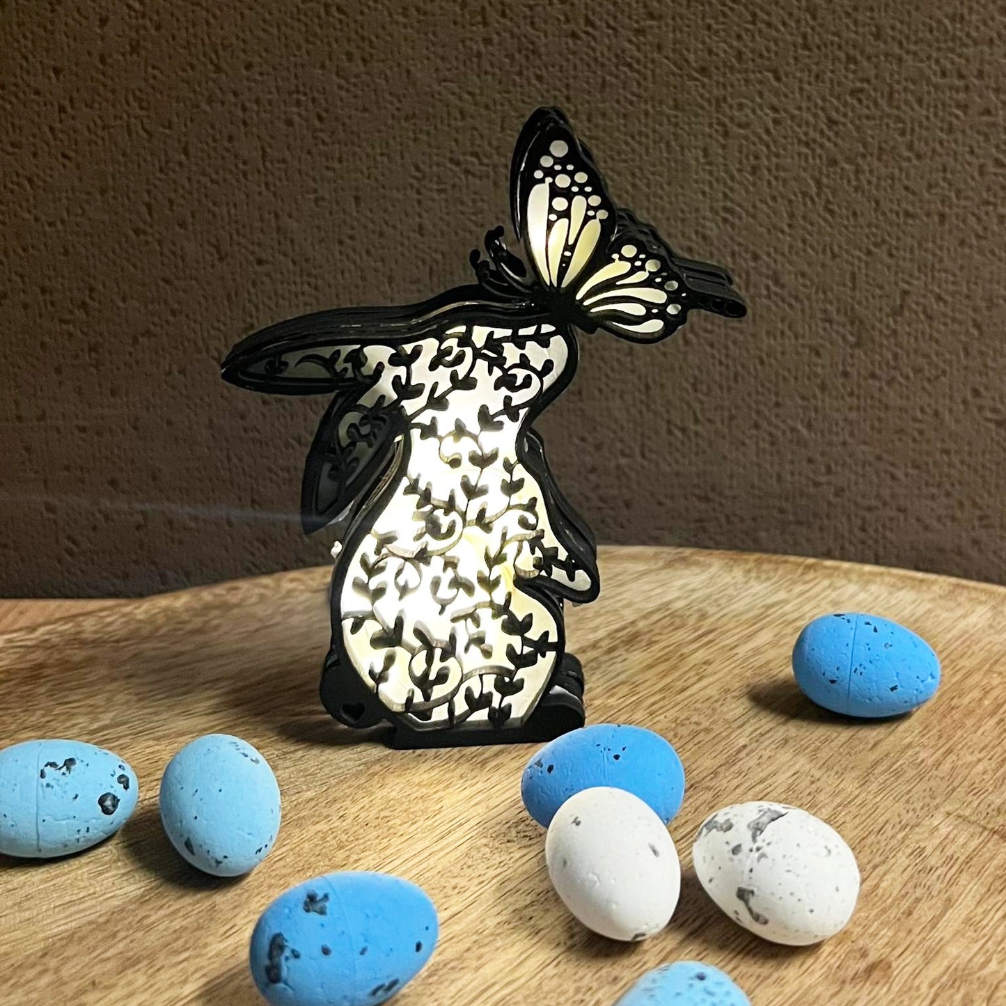 Lasercut Lichterhase