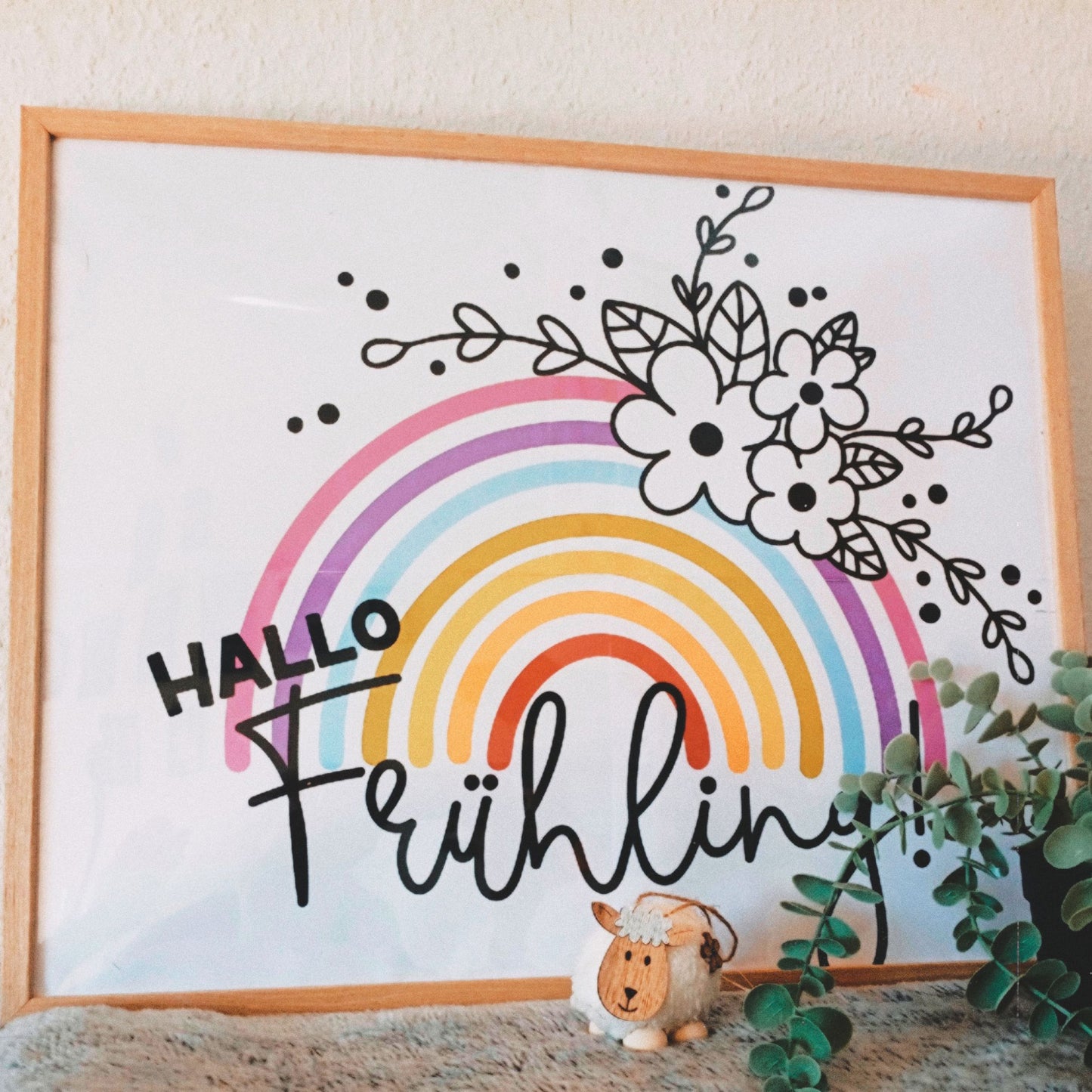 Plotterdatei Frühlingsregenbogen