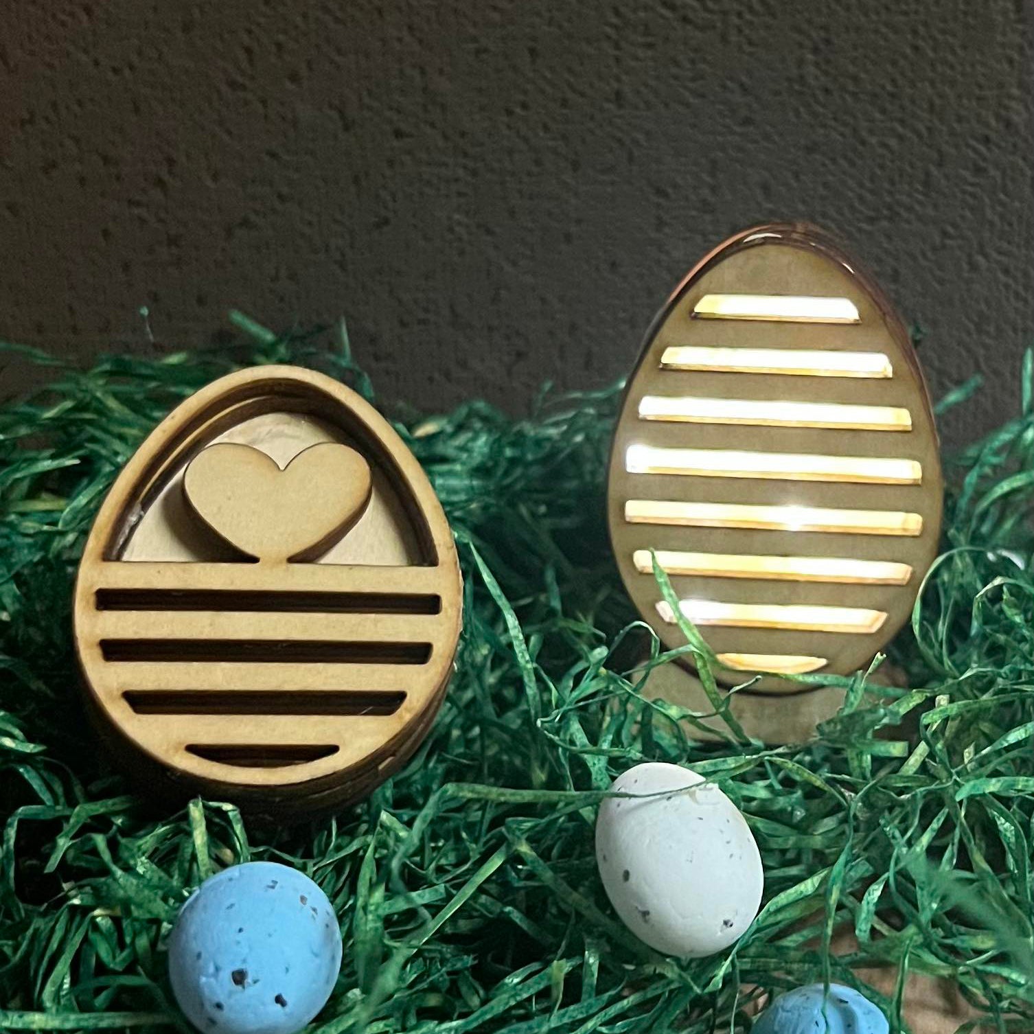 Lasercut Lichtereier