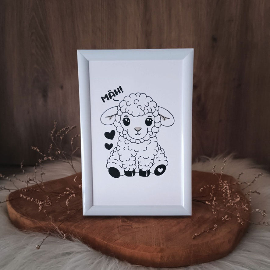 Plotterdatei Kuschelschäfchen