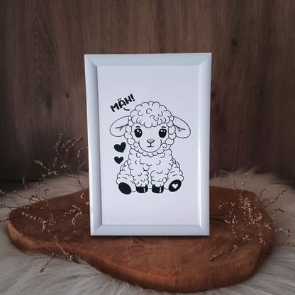 Plotterdatei Kuschelschäfchen