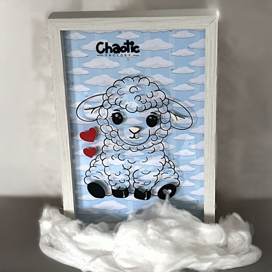 Plotterdatei Kuschelschäfchen