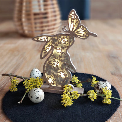 Lasercut Lichterhase