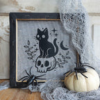 Plotterdatei Skull Cat