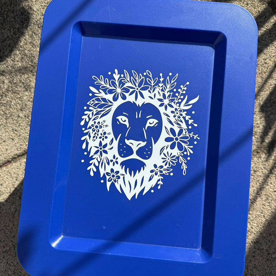 Plotterdatei Flower Lion