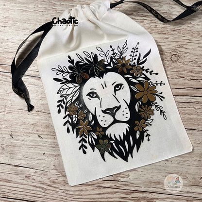 Plotterdatei Flower Lion