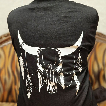 Plotterdatei Boho Skull