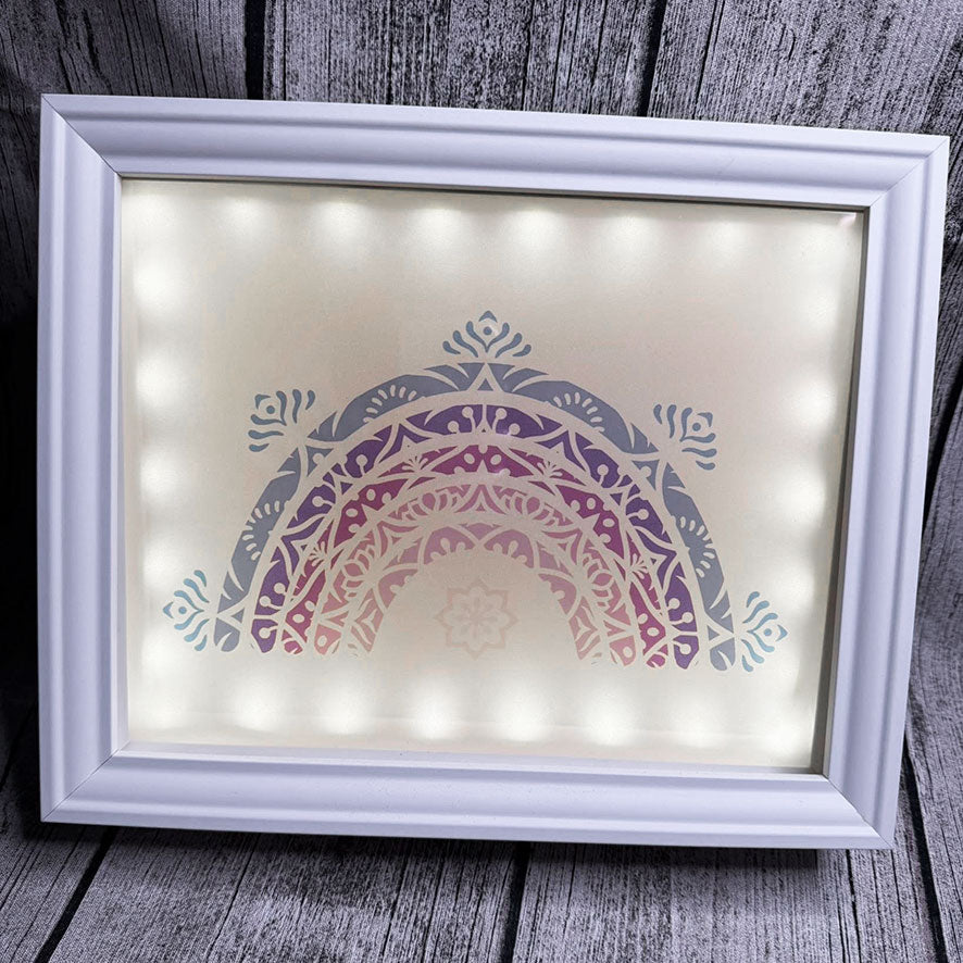 Plotterdatei Mandala Rainbow