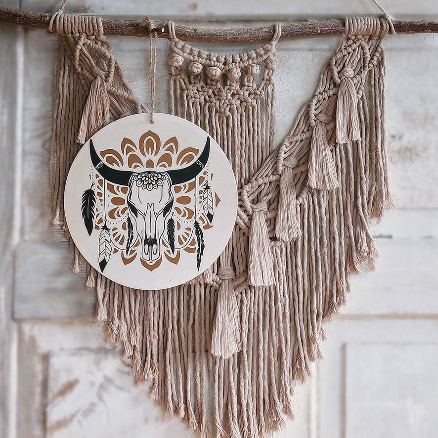 Plotterdatei Boho Skull