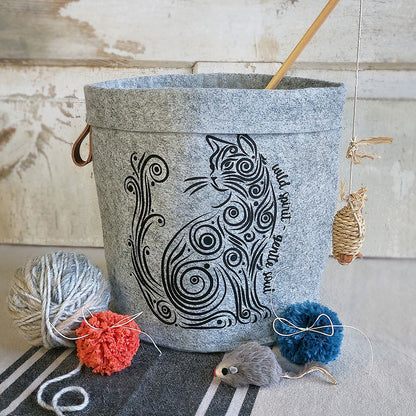 Plotterdatei Calligraphy Cat