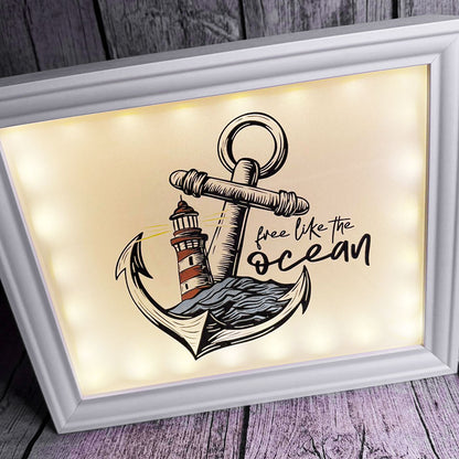 Plotterdatei Free Like The Ocean