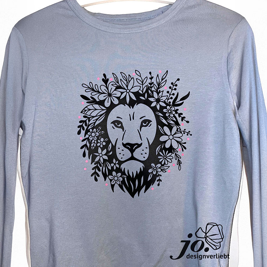 Plotterdatei Flower Lion