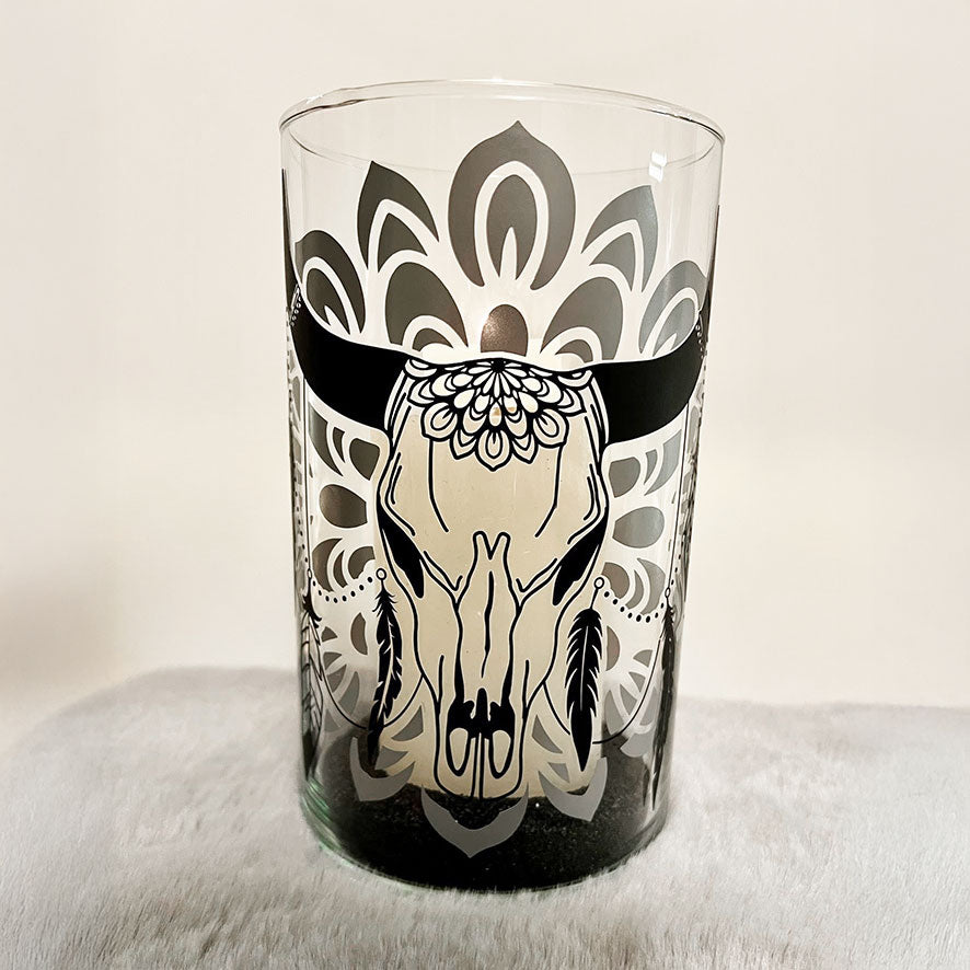 Plotterdatei Boho Skull