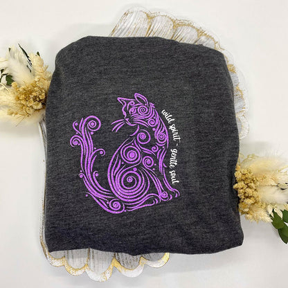 Plotterdatei Calligraphy Cat