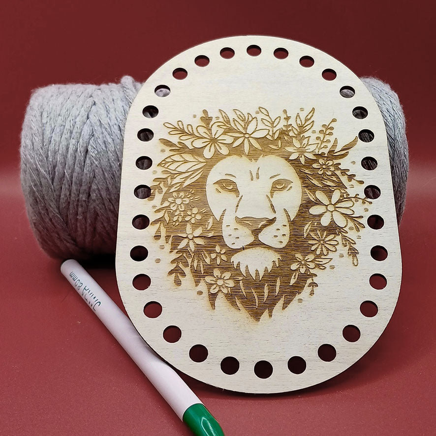 Plotterdatei Flower Lion