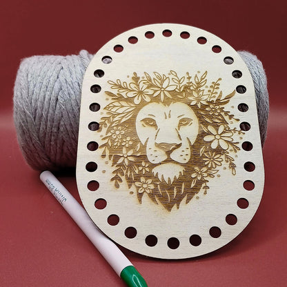 Plotterdatei Flower Lion