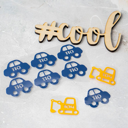 Plotterdatei Größenlabel Fahrzeuge