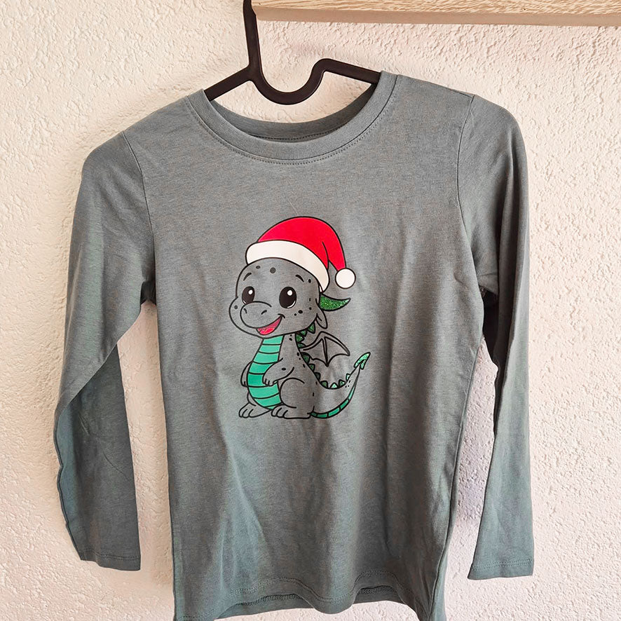 Plotterdatei Kleiner Weihnachtsdrache