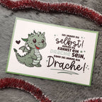 Plotterdatei Kleiner Weihnachtsdrache