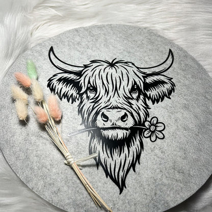 Plotterdatei Highland Cow