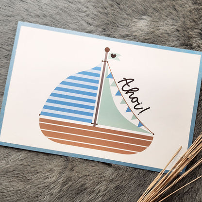 Plotterdatei Kleines Segelboot