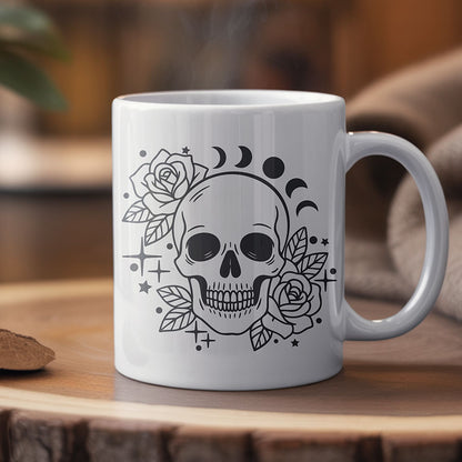 Plotterdatei Celestial Skull