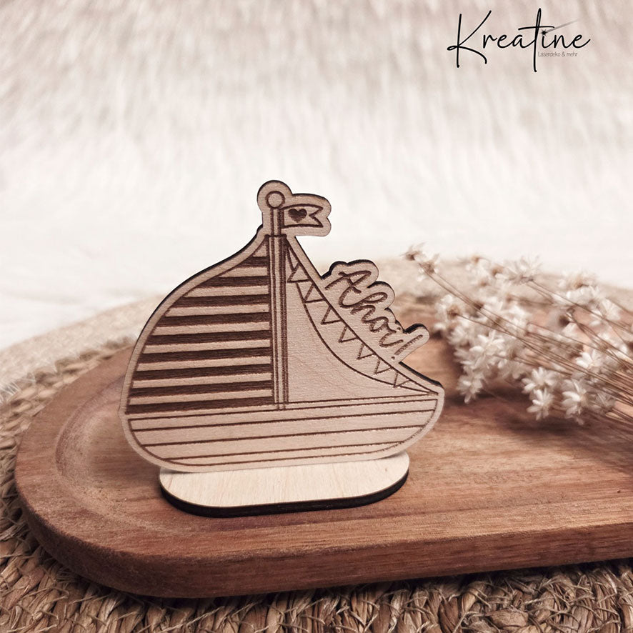 Plotterdatei Kleines Segelboot