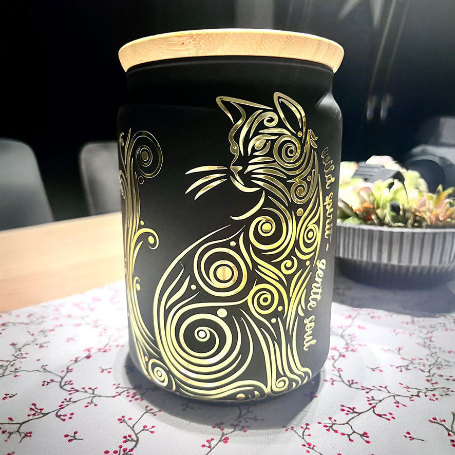 Plotterdatei Calligraphy Cat