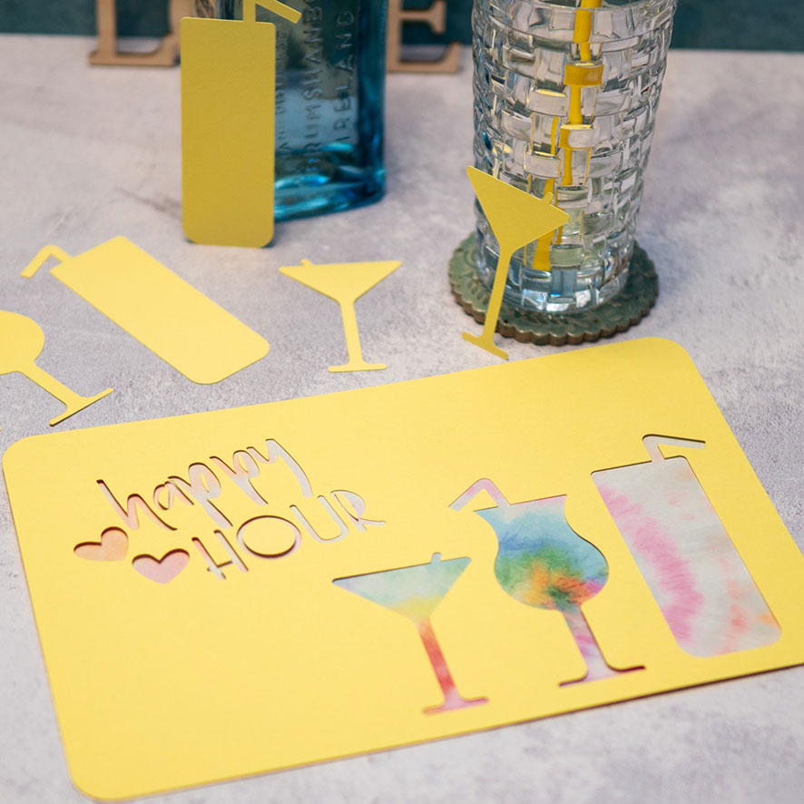 Plotterdatei Cocktailparty