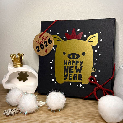 Plotterdatei Happy New Year