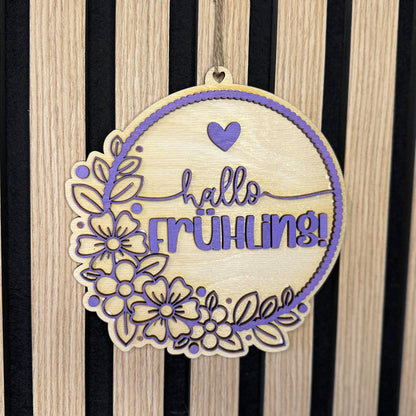 Plotterdatei & Lasercut Frühlingsgruß