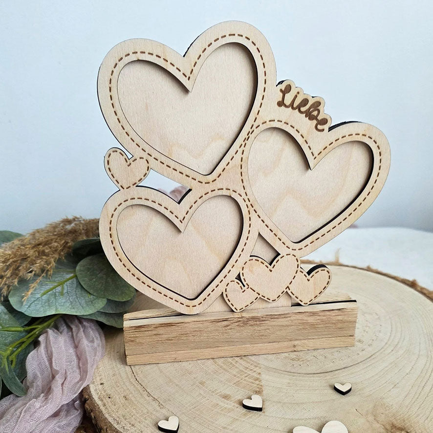 Lasercut Herzensbilder