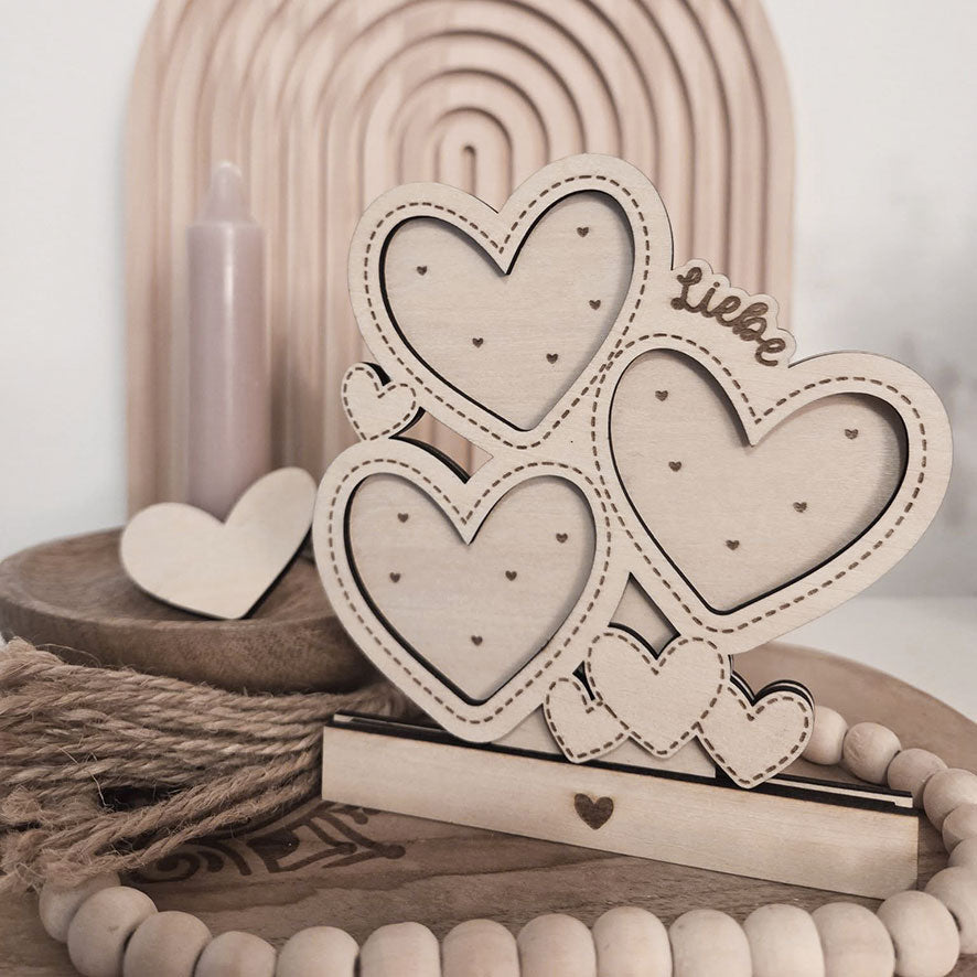 Lasercut Herzensbilder