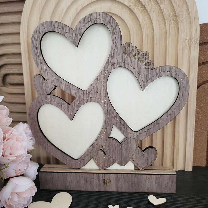 Lasercut Herzensbilder