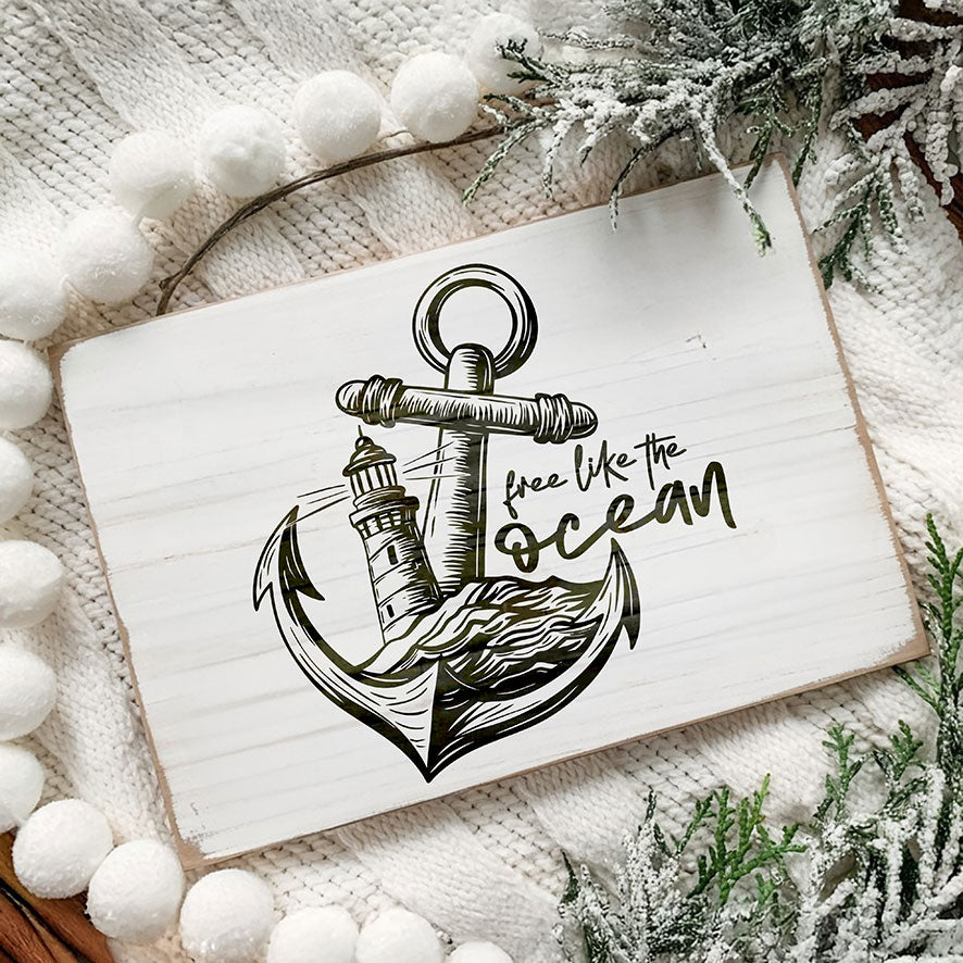 Plotterdatei Free Like The Ocean